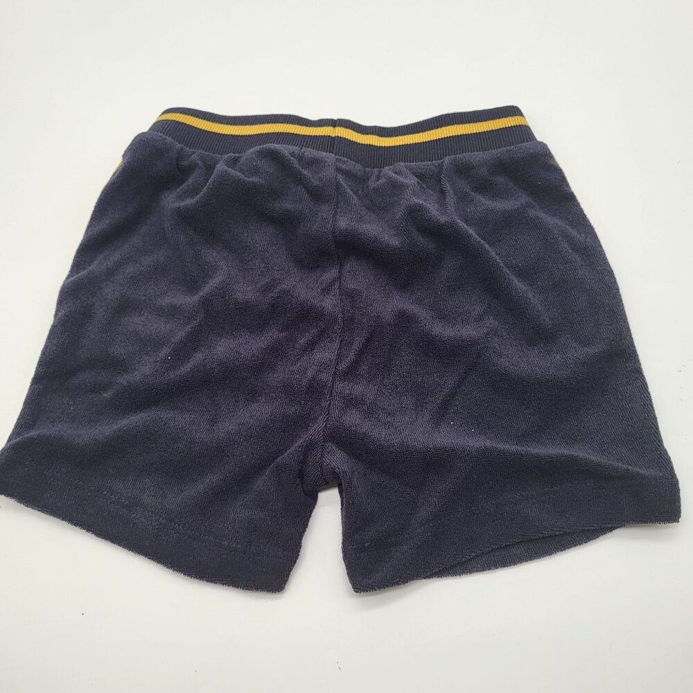 MILES THE LABEL Baby Terry Tank Top and Shorts Outfit Yellow Blue NWT - Picture 5 of 8